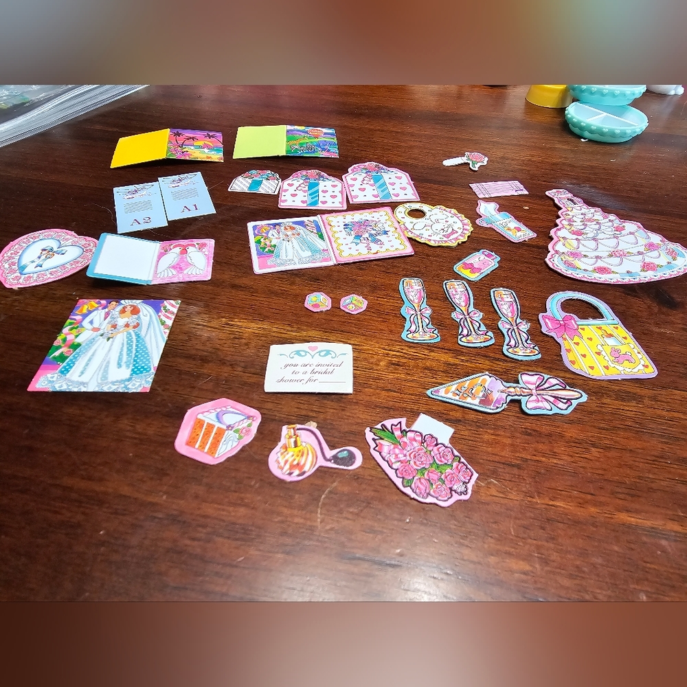 Vintage Barbie Cardboard Pieces, Wedding - Picture 2 of 2